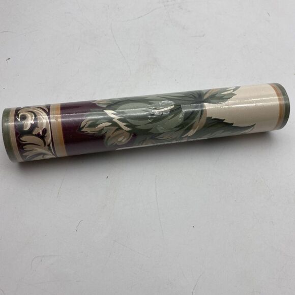 Westmount Wallpaper Border MWB324 Burgundy Green Paisley 5 Yds‎ - Picture 3 of 7